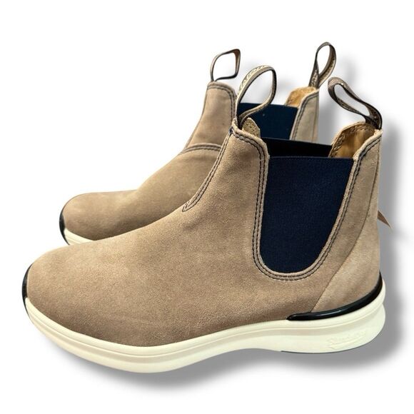 Blundstone 2146 Elastic Sided Suede Chelsea Active Boot Pull On Men's Size 5.5 - Picture 1 of 11